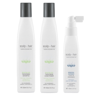 Комплект против выпадения Scalp to Hair (для тонких окрашенных волос) Комплект против выпадения Scalp to Hair (для тонких окрашенных волос)