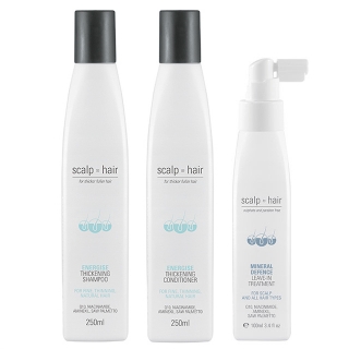 Комплект против выпадения Scalp to Hair (для натуральных и мужских волос) Комплект против выпадения Scalp to Hair (для натуральных и мужских волос)