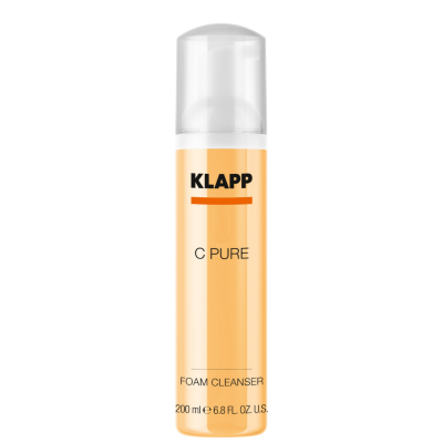 Очищающая пенка для кожи лица, шеи и декольте Klapp C Pure Foam Cleanser, 200 мл