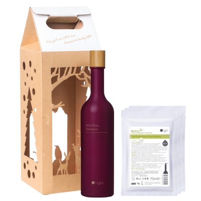 Новогодний набор O'right «Укрепление и восстановление»: шампунь и 3 маски