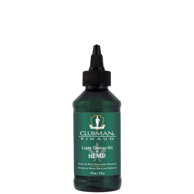 Натуральное масло для роста волос Clubman Castor Oil and Hemp Light — для тонких, 118 мл