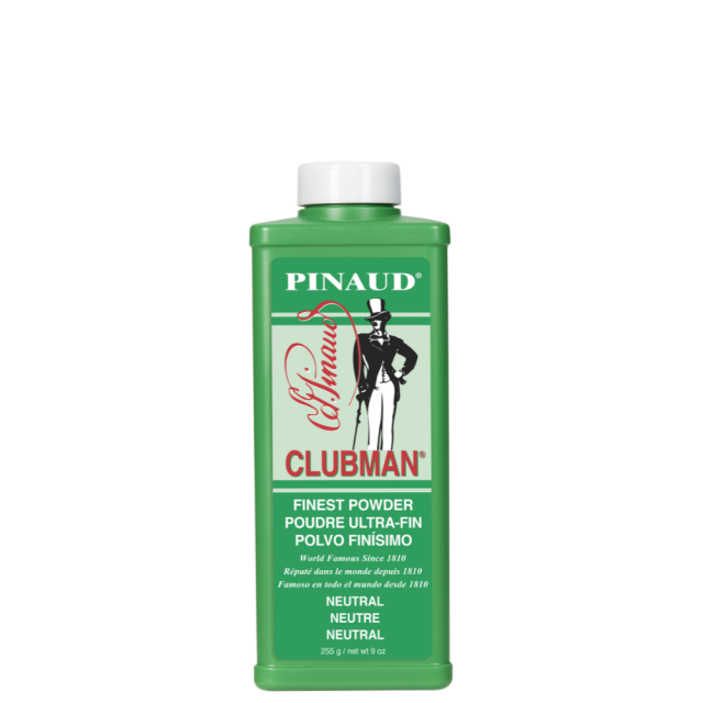 Нейтральная пудра до и после бритья Clubman Finest Powder Neutral, 255 г