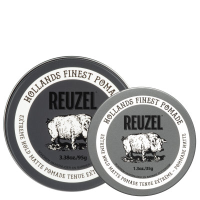 Комплект для мужчин Reuzel Duo: две матовые помады экстрасильной фиксации