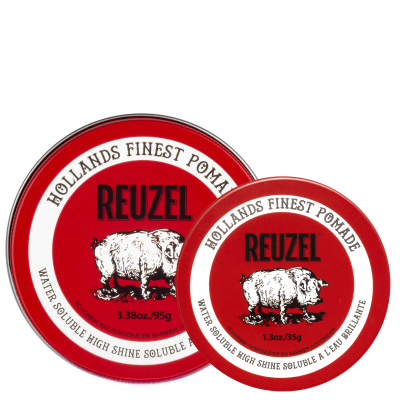 Комплект для мужчин Reuzel Duo: две красные помады средней фиксации