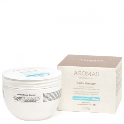 Маска для увлажнения окрашенных волос — с аргановым маслом Aromas Hydra Therapy, 250 мл