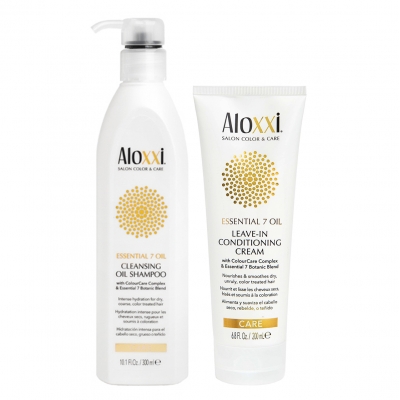 Комплект Aloxxi Duo «Питание 7 масел»: шампунь и несмываемый крем
