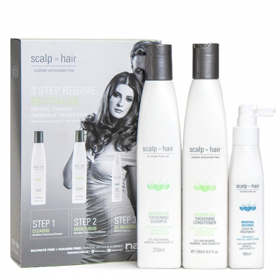 Набор против выпадения Scalp to Hair Trio для тонких окрашенных волос