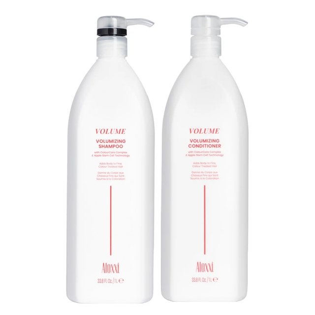 Комплект Aloxxi Duo XXL Volumizing «Невероятный объем»: шампунь и кондиционер, 1000 мл
