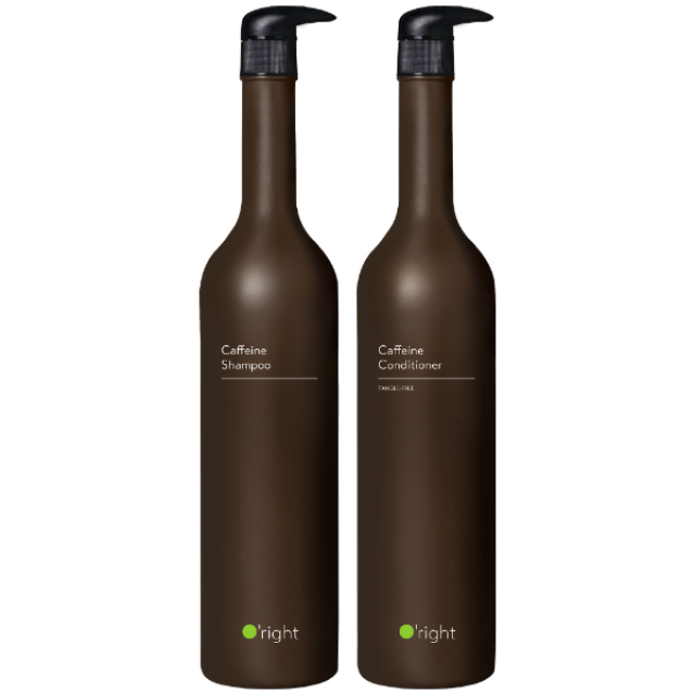 Комплект для укрепления волос O'right Duo XXL Caffeine «Кофеин»: шампунь и кондиционер, 1000 мл