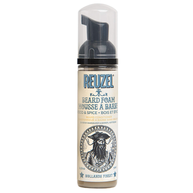 Несмываемая пена для бороды Reuzel Beard Foam Wood & Spice, 70 мл