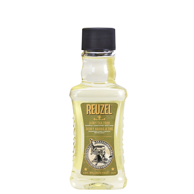 Шампунь, кондиционер и гель для душа Reuzel 3 in 1 Tea Tree Shampoo, 100 мл