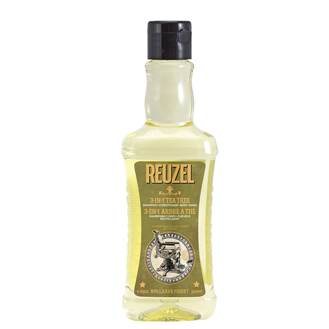 Шампунь, кондиционер и гель для душа Reuzel 3 in 1 Tea Tree Shampoo, 350 мл