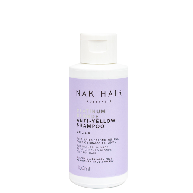 Шампунь «Платиновый блонд» против желтизны волос NAK Platinum Blonde Anti-Yellow Shampoo, 100 мл