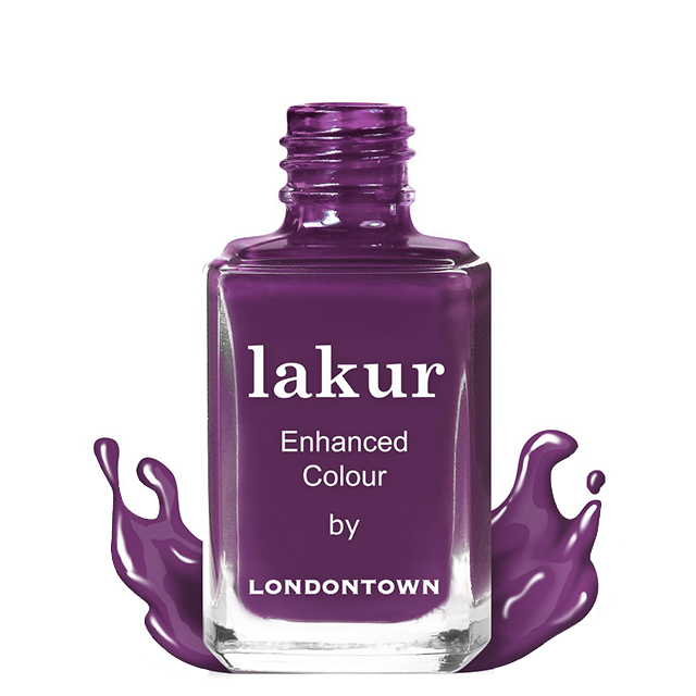 Лак для ногтей Londontown Lakur Enhanced Colour Portobello Plum, 12 мл