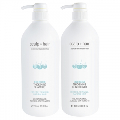 Комплект Scalp to Hair Duo XXL «Против выпадения» — для неокрашенных и мужских волос, 1000 мл