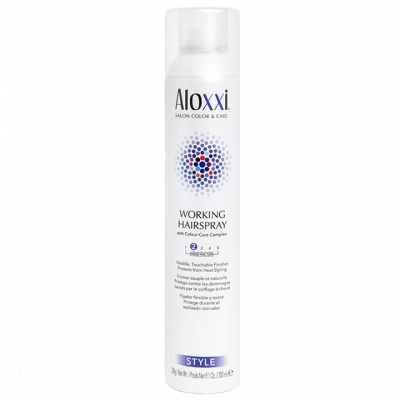 Лак для волос легкой фиксации Aloxxi Working Hairspray, 300 мл