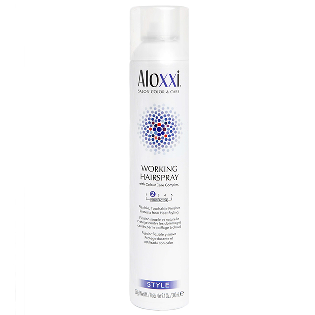 Лак для волос легкой фиксации Aloxxi Working Hairspray, 300 мл