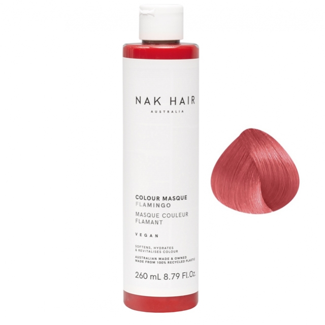 Оттеночная маска для волос NAK Colour Masque Flamingo «Фламинго», 260 мл