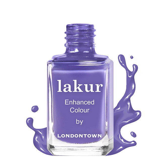 Лак для ногтей Londontown Lakur Enhanced Colour Purple Reign, 12 мл