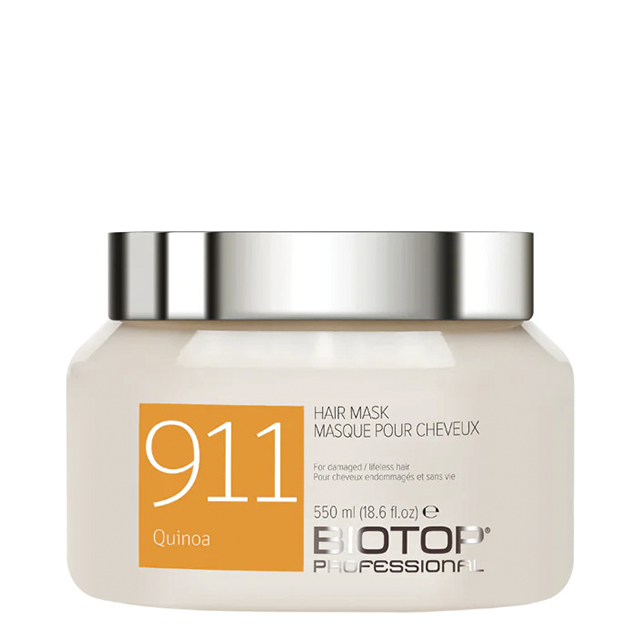 Маска для поврежденных и тусклых волос BIOTOP 911 Quinoa Hair Mask «Киноа», 550 мл