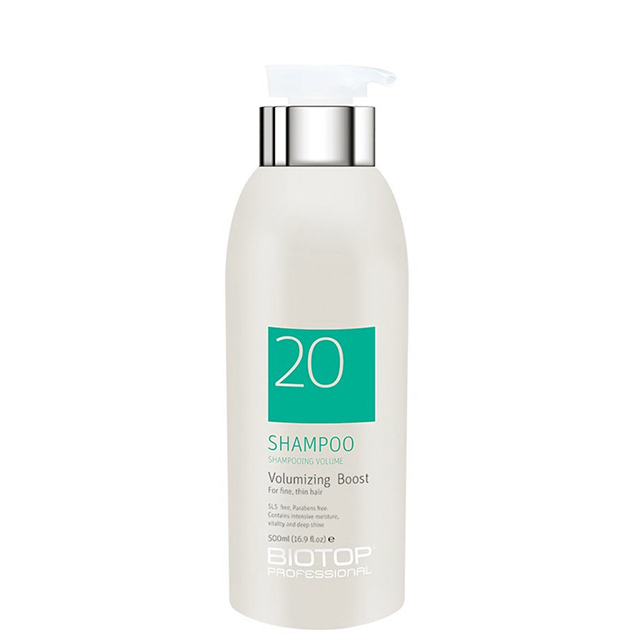 Шампунь для объема BIOTOP 20 Volumizing Boost Shampoo, 500 мл