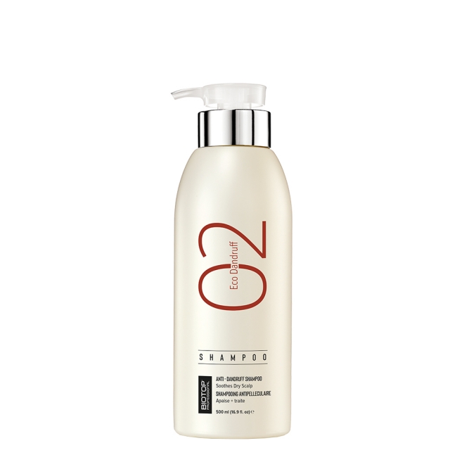 Шампунь против перхоти BIOTOP 02 Eco Dandruff Shampoo, 500 мл