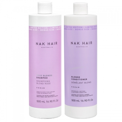 Комплект NAK Duo «Розовый блонд»: шампунь и кондиционер, 500 мл