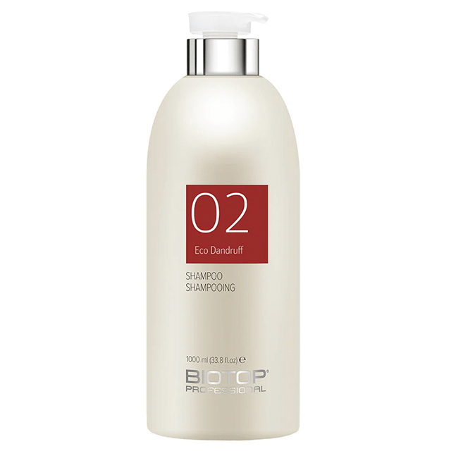 Шампунь против перхоти BIOTOP 02 Eco Dandruff Shampoo, 1000 мл
