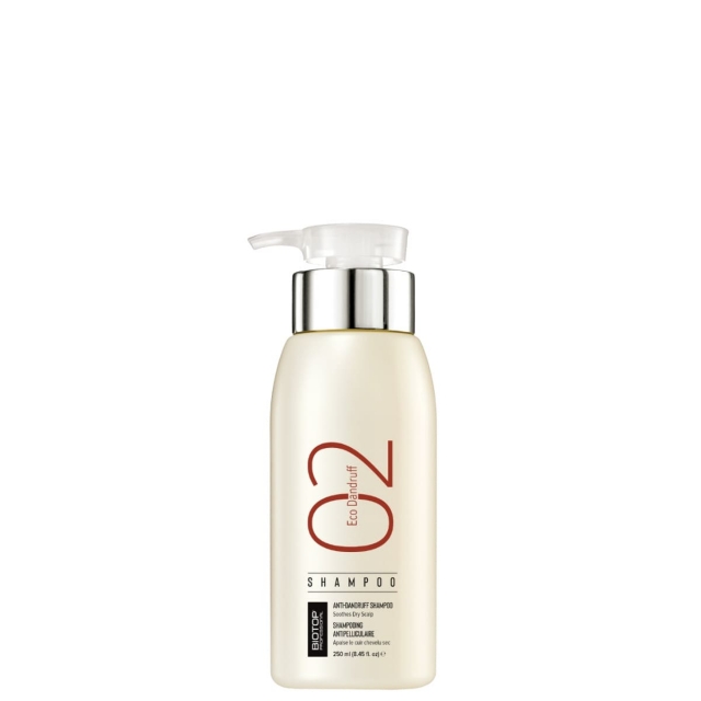 Шампунь против перхоти BIOTOP 02 Eco Dandruff Shampoo, 250 мл