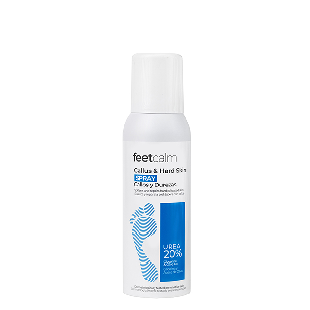 Спрей для удаления ороговевшей кожи и натоптышей Feetcalm Callus & Hard Skin Spray 20% Urea, 75 мл