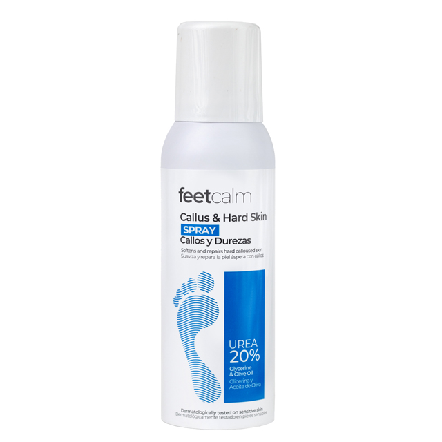 Спрей для размягчения сухих мозолей и натоптышей Feetcalm Callus & Hard Skin Spray 20% Urea, 125 мл