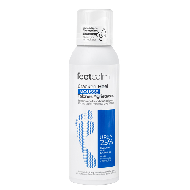 Восстанавливающий мусс против трещин на пятках Feetcalm Cracked Heel Mousse 25% Urea, 125 мл