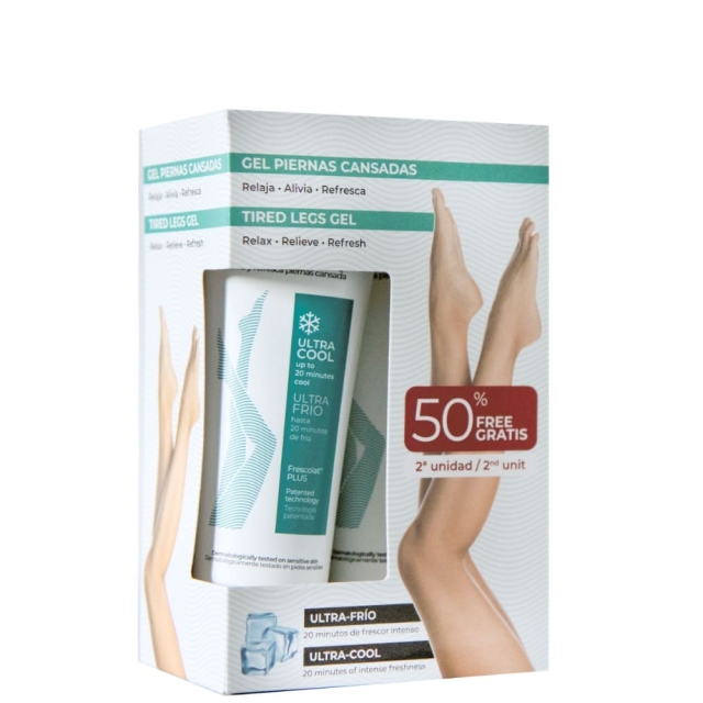 Набор против тяжести и усталости ног Feetcalm Tired Legs Gel Duo: 2 охлаждающих геля, 125 мл