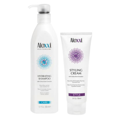 Комплект Aloxxi Duo «Увлажнение»: шампунь и крем для укладки