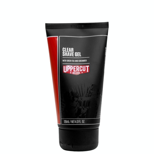 Прозрачный гель для бритья для нормальной и жирной кожи Uppercut Deluxe Clear Shave Gel, 120 мл
