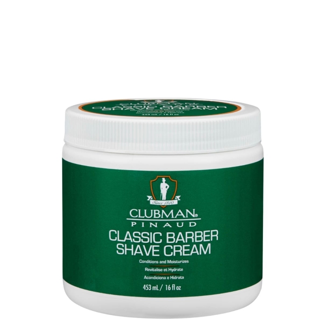 Классический крем для бритья Clubman Classic Barber Shave Cream, 453 мл