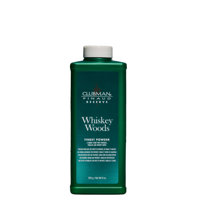 Пудра до и после бритья Clubman Reserve «Виски» Whiskey Woods Powder, 255 г