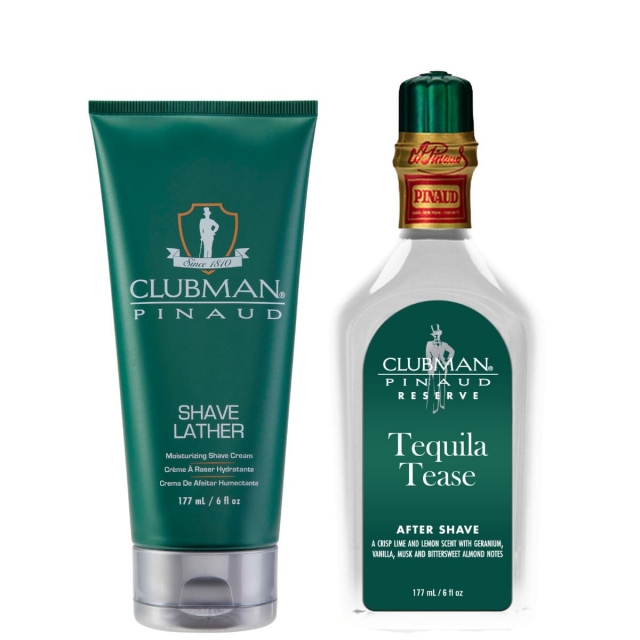 Комплект для бритья Clubman Duo: крем и лосьон