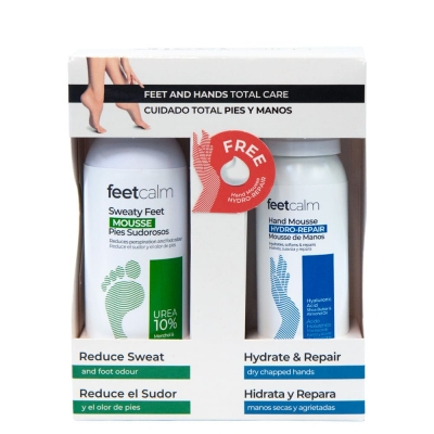 Набор для ухода за кожей Feetcalm Feet & Hands Kit, Antiperspirant 10% Urea