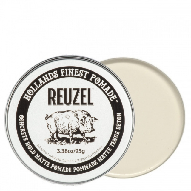 «Бетонная» матовая помада сильной фиксации Reuzel Concrete Hold Matte Pomade, 95 г