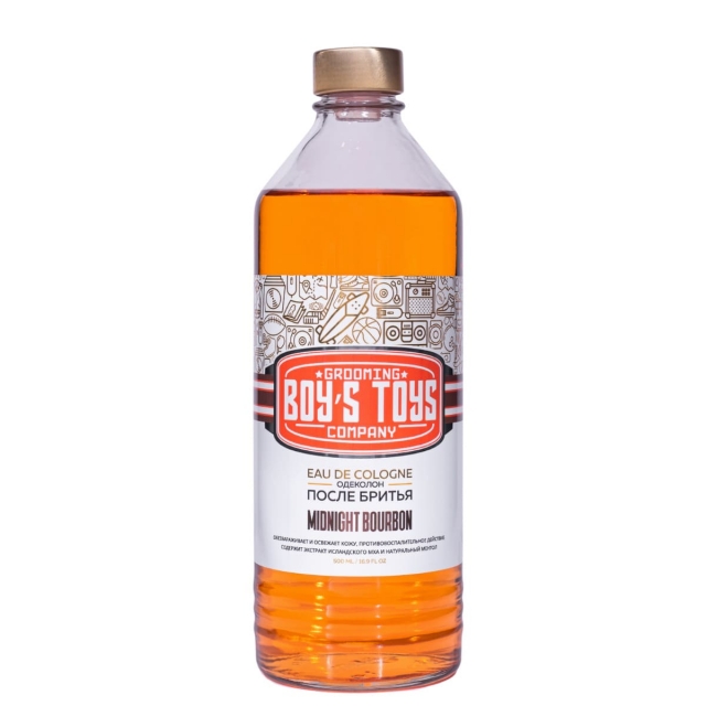 Парфюмерный одеколон после бритья Boy's Toys Midnight Bourbon, 500 мл