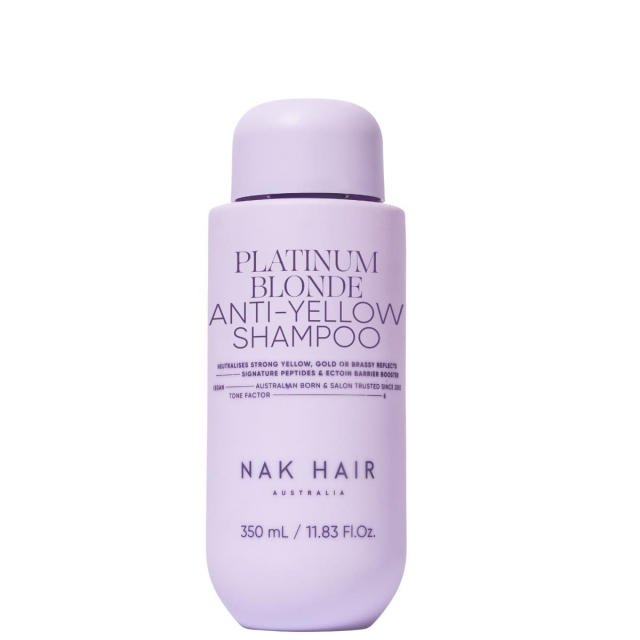 Шампунь «Платиновый блонд» против желтизны волос NAK Signature Platinum Blonde Anti-Yellow Shampoo, 350 мл