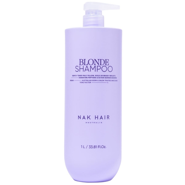 Шампунь «Блонд» NAK Signature Blonde Shampoo — против желтизны волос, 1000 мл