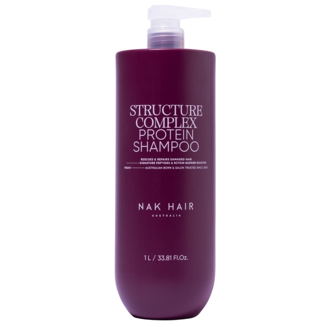 Протеиновый шампунь для восстановления волос NAK Signature Structure Complex Shampoo, 1000 мл