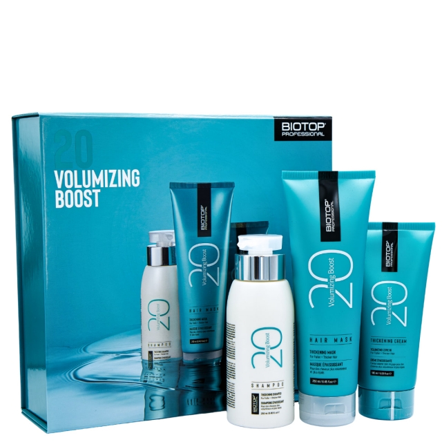 Набор BIOTOP Volumizing Boost Kit для объема волос: шампунь, маска и крем