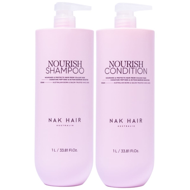 Комплект NAK Signature Duo XXL «Питание»: шампунь и кондиционер, 1000 мл