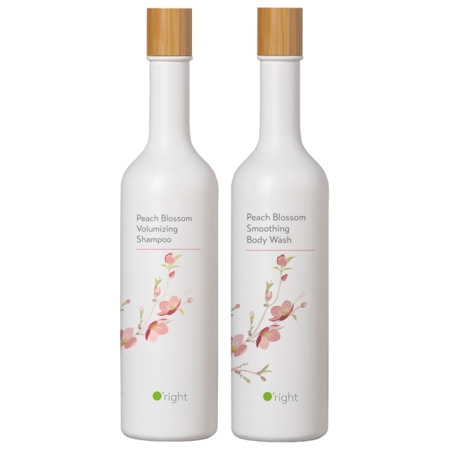 Комплект «Цветок персика» O'right Duo Peach Blossom: шампунь и гель для душа