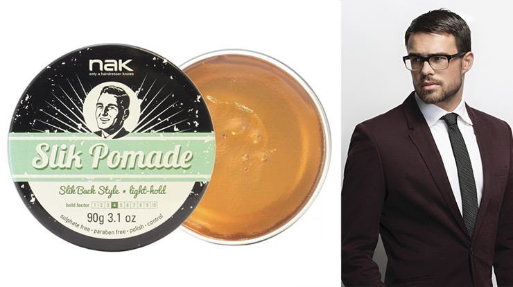 Классическая помада для укладки легкой фиксации NAK Slik Pomade