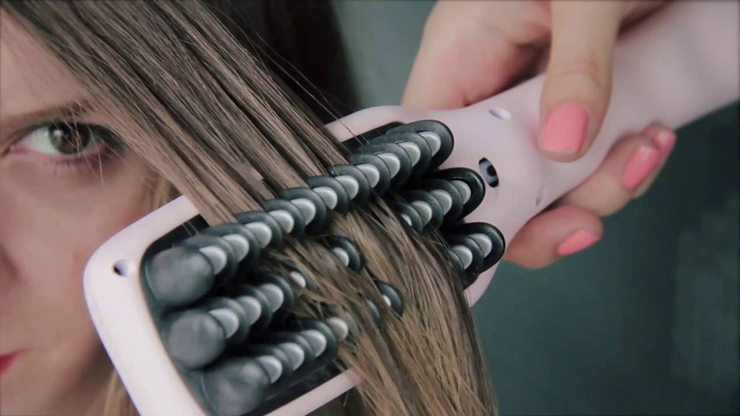 Выпрямление волос стайлером ikoo e-styler