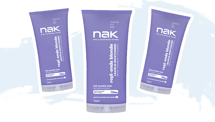 Несмываемый увлажняющий кондиционер NAK Repl-Ends Blonde